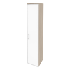 Шкаф высокий узкий правый O.SU-1.10R(R) white/black Onix