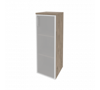 Шкаф средний узкий правый (1 средний фасад стекло в раме) O.SU-2.4R(R)