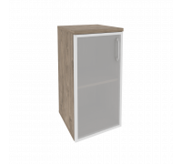 Шкаф низкий узкий левый (1 низкий фасад стекло в раме) O.SU-3.2R(L)