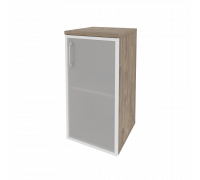 Шкаф низкий узкий правый (1 низкий фасад стекло в раме) O.SU-3.2R(R)