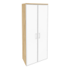 Шкаф высокий широкий O.ST-1.10R white/black Onix