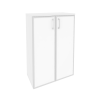 Шкаф средний широкий  O.ST-2.4R white/black Onix