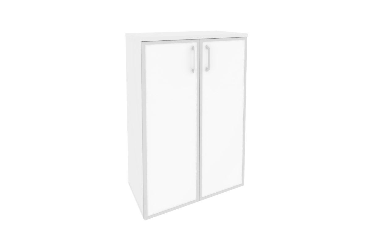 Шкаф средний широкий  O.ST-2.4R white/black Onix