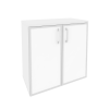 Шкаф низкий широкий O.ST-3.2R white/black Onix