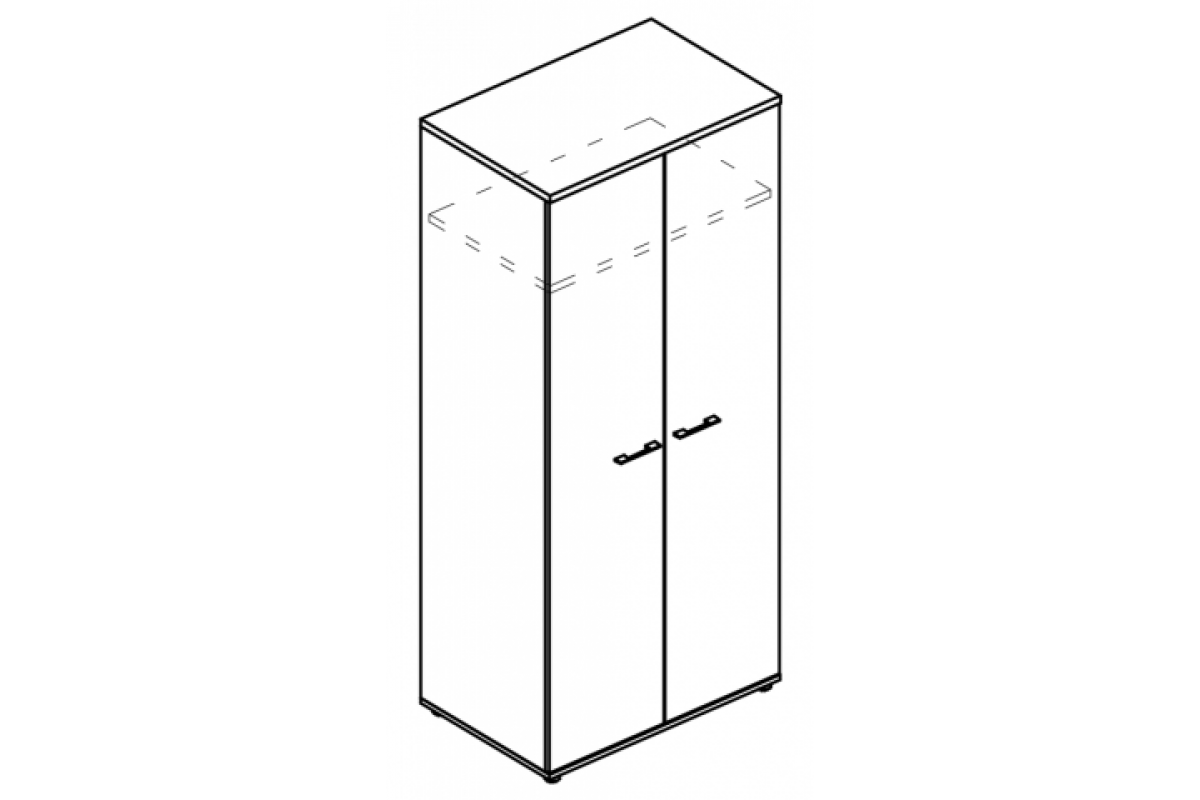 Шкаф для одежды глубокий (топ ДСП) МР 9411 Alta