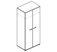 Шкаф для одежды глубокий (топ ДСП) МР 9411