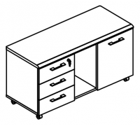 Тумба под оргтехнику топ МДФ МР 262
