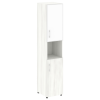 Стеллаж высокий узкий LT-SU 1.4R white/black Yalta