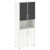Стеллаж высокий широкий LT-ST 1.4R white/black Yalta
