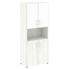 Стеллаж высокий широкий LT-ST 1.4R white/black Yalta