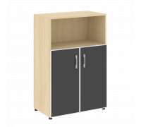 Стеллаж средний широкий LT.ST-2.2 R white/black