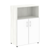 Стеллаж средний широкий LT-ST 2.2R white/black Yalta
