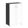Стеллаж средний широкий LT-ST 2.4R white/black Yalta