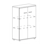 Шкаф средний закрытый А4 9364 БП