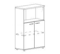 Шкаф средний полузакрытый А4 9363 БП