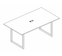 Стол для переговоров на металлокаркасе QUATTRO А4 Б4 122 БП