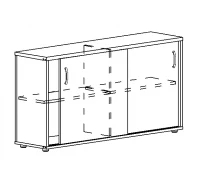 Шкаф-купе низкий (для 2-х столов 60) А4 330 БП