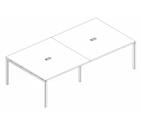 Стол для переговоров на металлокаркасе DUE А4 Б2 136-2 БП