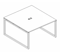Стол для переговоров на металлокаркасе QUATTRO А4 Б4 133 БП