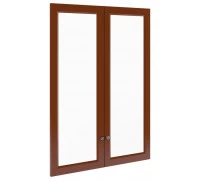 Двери средние стеклянные (пара) 01183lx