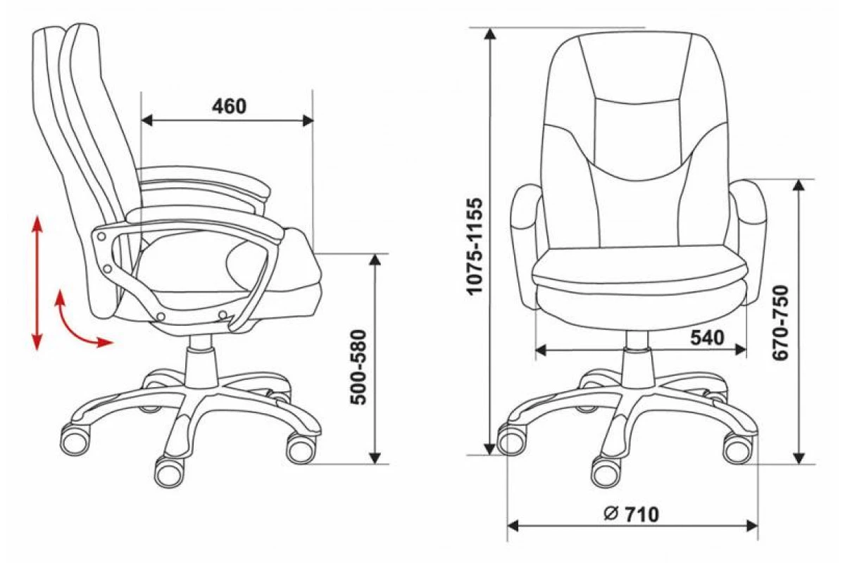 Кресло руководителя Бюрократ CH-868AXSN