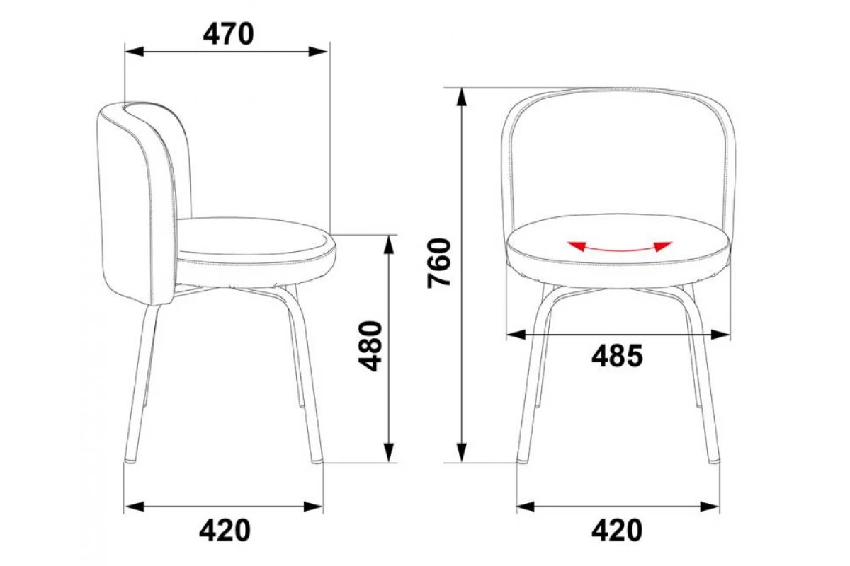 Стул Бюрократ KF-2 