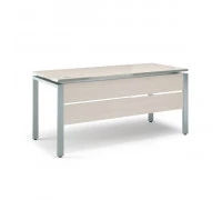 Стол письменный прямой с царгой на металлокаркасе V-1.2.2СМ