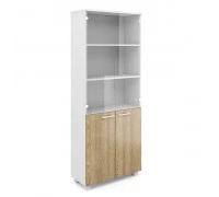 Шкаф книжный высокий со стеклом AL-2.2.+4.0+4.3