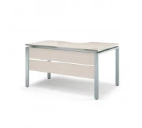 Стол письменный эргономичный с царгой на металлокаркасе V-1.5.2М_R