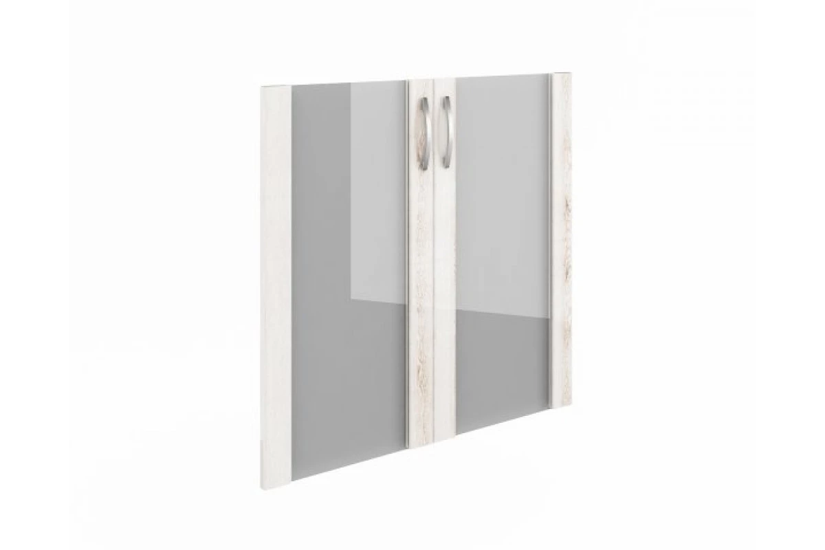 Двери стекло в рамке МДФ (2 шт.)  КН-4.4л в каталоге Про-офис