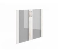 Двери стекло в рамке МДФ (2 шт.)  КН-4.4л