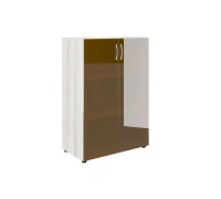 Шкаф широкий средний со стеклом (без топа) 