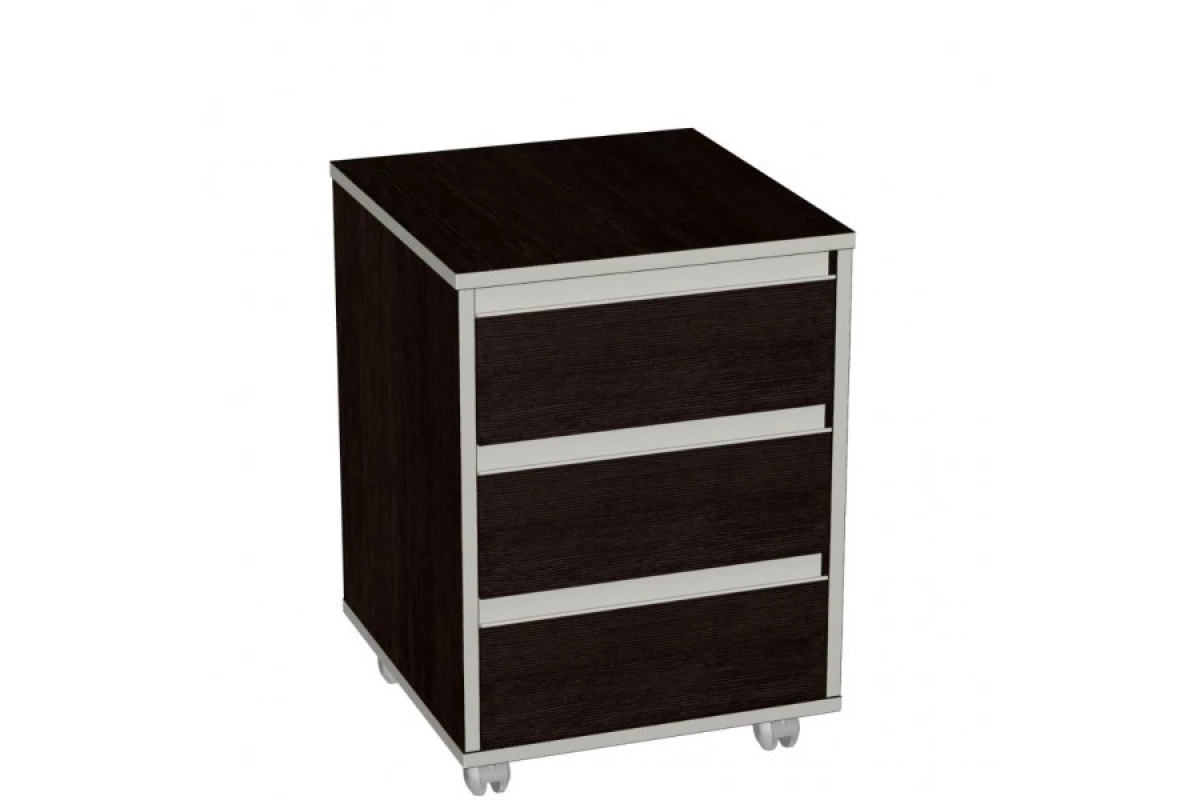 Тумба мобильная (3 ящика) без замка V-3.0, серия Vita M Сосна Ларедо