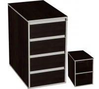 Тумба приставная с полкой с замком V-3.4 ц/з