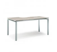 Стол письменный эргономичный на металлокаркасе V-1.6.1М_L