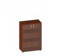 Шкаф широкий средний со стеклом (без топа) ФР-5.0+51.0*2+ЕС*2