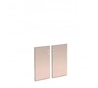 Двери стеклянные низкие (2 шт.) ЕС-50.0