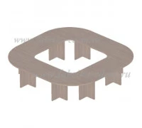 Стол переговоров (модульный) 3300x3300x750, Форум/Статус