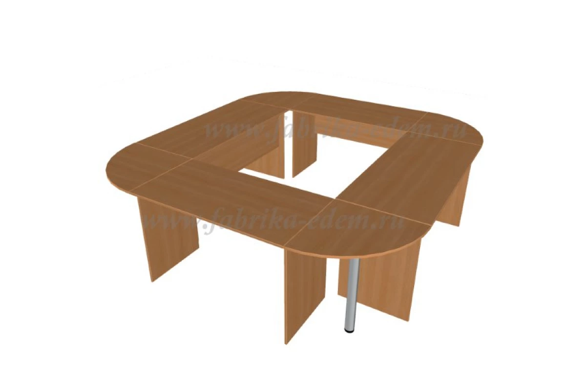 Стол переговоров (модульный) 2800x2800x750, Эдем