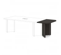 Столешница приставная к столу переговоров с закругленными углами S-104 Sentida Lux