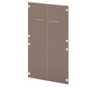 Двери стеклянные высокие Grandeza G-023 