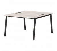 Стол-тандем на металлокаркасе T-138