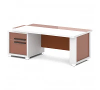 Стол руководителя с одной тумбой Grace L-114 пр/л 