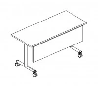 Стол складной с экраном А4 С 085-1