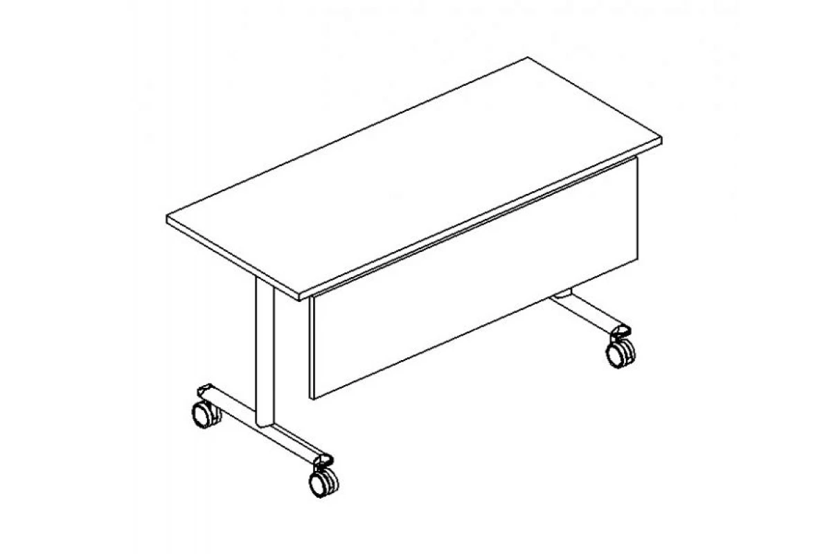 Стол складной с экраном А4 С 082-1