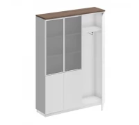 Шкаф комбинированный (документы со стеклом - одежда узкий) СИ 310