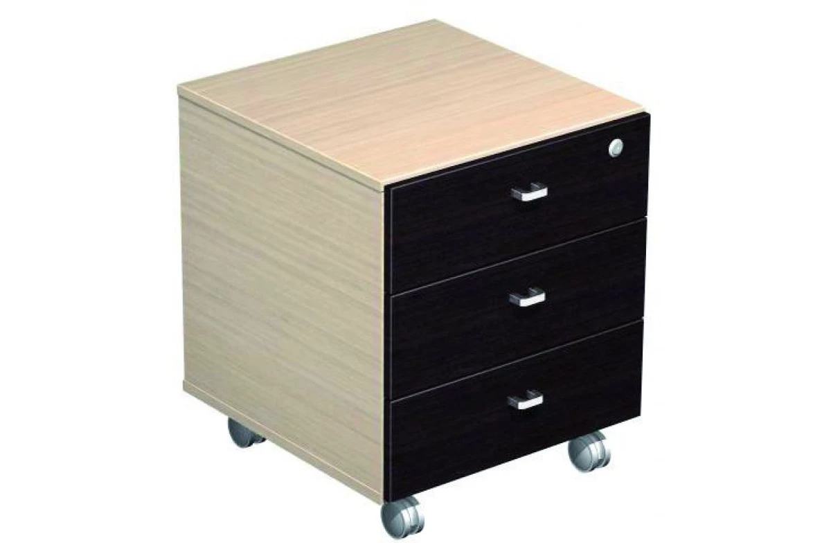 Тумба выкатная 3-ящичная с замком и лотком Esperto (Эсперто) 213