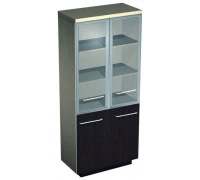Шкаф для документов со стеклянными дверьми (средними) 343
