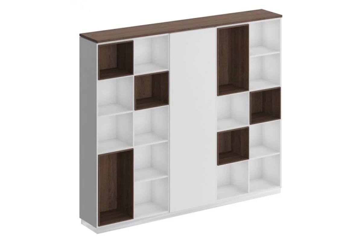 Шкаф комбинированный (открытый - одежда узкий - открытый) City СИ 304