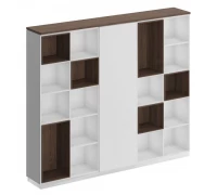 Шкаф комбинированный (открытый - одежда узкий - открытый) СИ 304